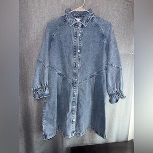 Denim Long Sleeve Dress